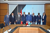 Visit to Uzkurt, President of KOSGEB, from Djibouti Ankara Ambassador