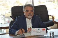 KOSGEB President Uzkurt Hosted Iranian Ambassador Farazmand